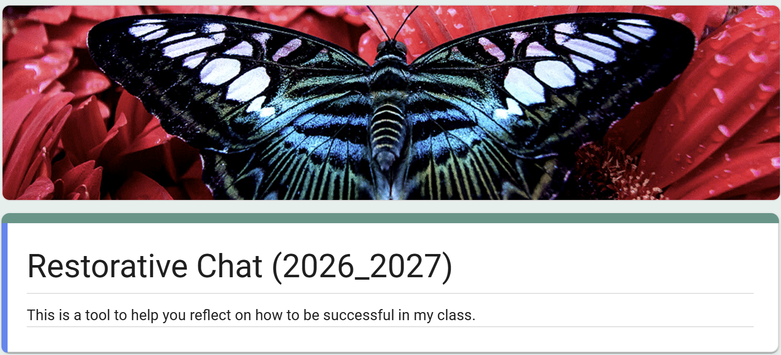 Restorative Chat Instructions